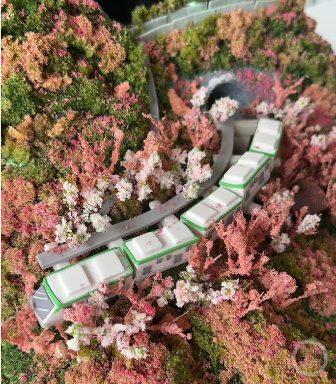 半岛·综合体育重庆糕点师把“开往春天的列车”做成蛋糕！有山有单轨还有关岳庙除了树(图2)